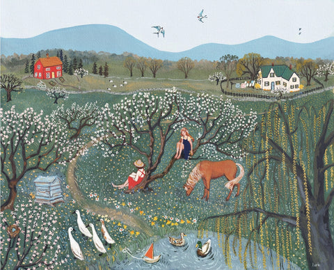 The Meeting Place Art Print by Loré Pemberton