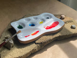 Rock Ceramic Artist Paint Palette