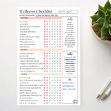 Weekly Self-Care Planner: 50 Page Tear-Off Notepad