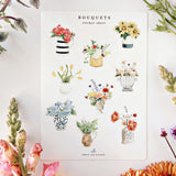 Bouquets Sticker Sheets (Emily Lex)
