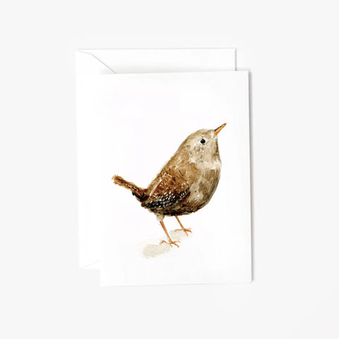 Wren Mini Notecard by Emily Lex