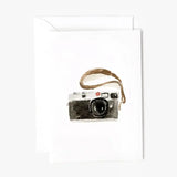 Vintage Camera Mini Enclosure Notecard by Emily Lex
