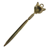 Solid Brass Vintage Style Fox Letter Opener