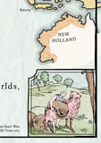 Voltaire: Candide Map (Paris Grafik's Literary Maps) by Martin Thelander