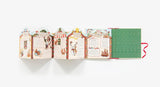 Christmas Is Coming to Town!: A Foldout Christmas Village and Advent Calendar (Brown Bear Wood) by Freya Hartas
