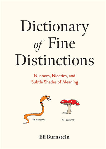 Dictionary of Fine Distinctions: Nuances, Niceties, and Subtle Shades of Meaning by Eli Burnstein