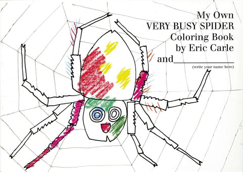 My Own Very Busy Spider Coloring Book by Eric Carle