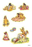 Indian Village Sticker Activity Book (Dover Little Activity Books: Native American) by Cathy Beylon