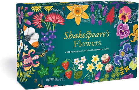 Shakespeare's Flowers: A 1000-Piece Jigsaw Puzzle with a Poetic Host of Flowers, Plants and Animals