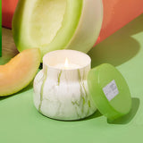 Honeydew Crush Modern Marble Petite Candle