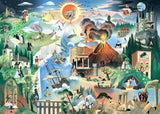 The World of the Romantics 1000 Piece Puzzle: A Puzzle Featuring Over 20 Famous Figures from Coleridge to Keats