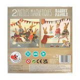 Magnetic Puzzle - Rabbit Family