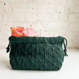 Trellis Stitch Drawstring Bag Kit - Spruce or Fawn