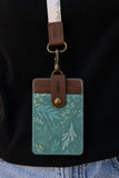 Silent Grove Floral ID Badge Holder