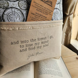 Into the Forest...Muir, Reading Pillow, Tree Ring
