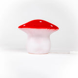 Medium Red Mushroom Lamp w/ Plug