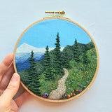 "Happy Trails" Landscape Embroidery Kit