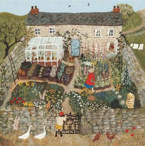 The Walled Garden Art Print by Loré Pemberton