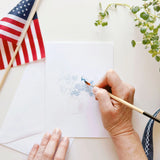 Americana Paintable Watercolor Notecard Set (emily lex studio)