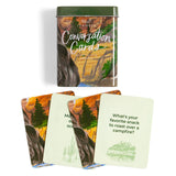 Campfire Conversation Starters - Deck of Cards + Storage Tin