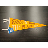 This Is the Place Utah Pennant (Vintage-Styled Screen Print)