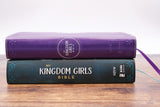 NIV, Kingdom Girls Bible, Full Color, Leathersoft, Purple, Comfort Print: Meet the Women in God's Story