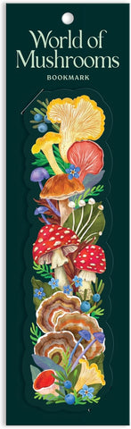 World of Mushrooms Paper Bookmark