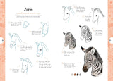 Cute Animals: Draw Over 50 Adorable Animals in 10 Easy Steps (10 Step Drawing) by Justine Lecouffe