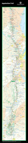 Appalachian Trail Strip-Map Poster