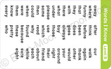 Flashcards: Sight Words (Evan-Moor Flashcards)
