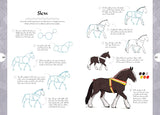 Horses & Ponies: Draw Over 50 Horses and Ponies in 10 Easy Steps (10 Step Drawing) by Justine Lecouffe