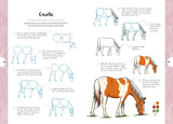 Horses & Ponies: Draw Over 50 Horses and Ponies in 10 Easy Steps (10 Step Drawing) by Justine Lecouffe
