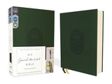 NIV, Journal the Word Bible (Perfect for Note-Taking), Leathersoft, Green, Red Letter, Comfort Print: Reflect, Take Notes, or Create Art Next to Your (NIV Journal the Word Bible)