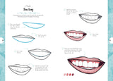 Faces: Draw Over 50 Fabulous Faces in 10 Easy Steps (10 Step Drawing) by Justine Lecouffe