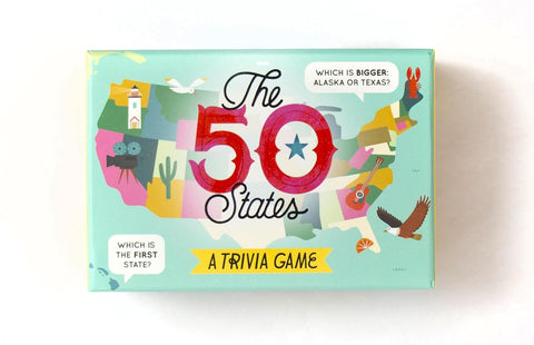 The 50 States: A Trivia Game: Test Your Knowledge of the 50 States! (Americana) by Ellie Dix