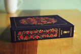 NIV, Journal the Word Bible for Women, Cloth Over Board, Navy, Red Letter Edition, Comfort Print: 500+ Prompts to Encourage Journaling and Reflection