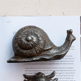 Cast Iron Snail, Rust Finish