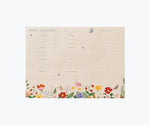 Strawberry Fields Weekly Meal Planner Notepad