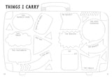 Here I Go!: A Travel Journal by Katie Clemons