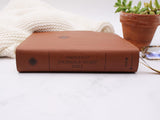 Amplified Journal the Word Bible, Leathersoft, Brown: Reflect, Take Notes, or Create Art Next to Your Favorite Verses by Zondervan