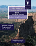 Getty-Dubay Italic Handwriting Series: Book F (International) by Barbara Getty & Inga DuBay