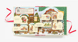 Christmas Is Coming to Town!: A Foldout Christmas Village and Advent Calendar (Brown Bear Wood) by Freya Hartas
