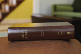 KJV, Amplified, Parallel Bible, Large Print, Hardcover, Red Letter Edition: Two Bible Versions Together for Study and Comparison