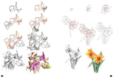 Draw 100: Flowers: From Basic Shapes to Amazing Drawings in Super-Easy Steps