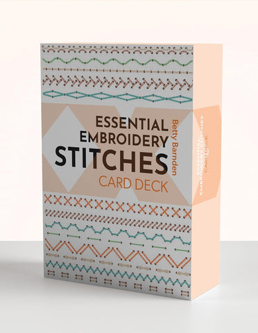 Essential Embroidery Stitches Card Deck by Betty Barden
