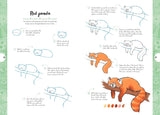 Cute Animals: Draw Over 50 Adorable Animals in 10 Easy Steps (10 Step Drawing) by Justine Lecouffe