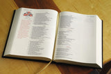 NIV, Journal the Word Bible for Women, Cloth Over Board, Navy, Red Letter Edition, Comfort Print: 500+ Prompts to Encourage Journaling and Reflection
