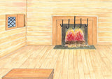 Pilgrim House Sticker Activity Book (Dover Little Activity Books: Holidays) by Iris Van Rynbach