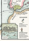 Voltaire: Candide Map (Paris Grafik's Literary Maps) by Martin Thelander