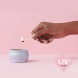 Volcano White Mini Tin Candle
